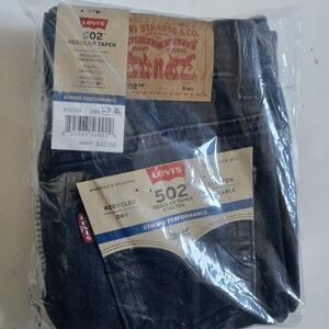 NWT Levi's 502 Regular Taper Jeans in Dark Blue Size 4R